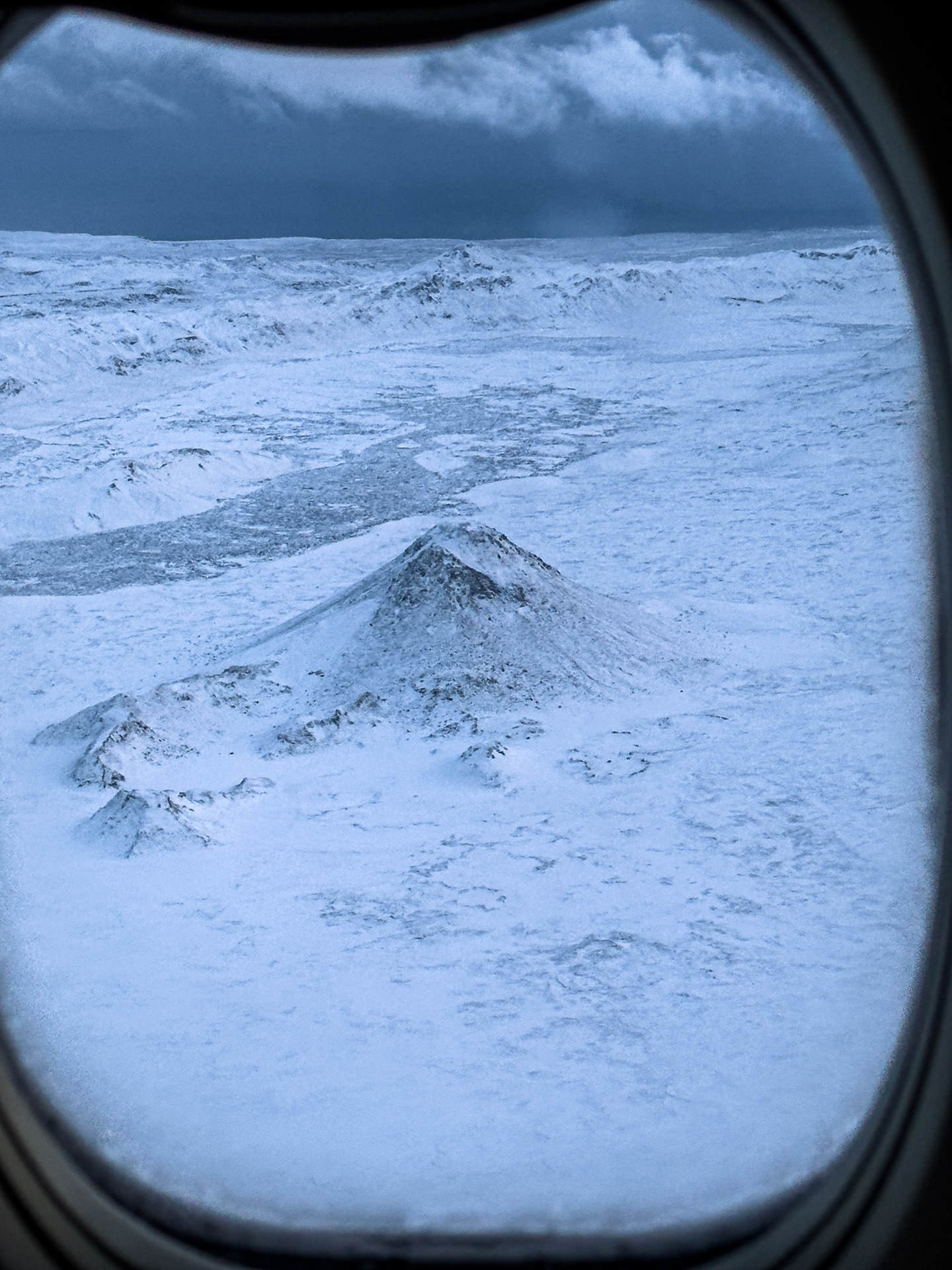 Im Landeanflug auf Island